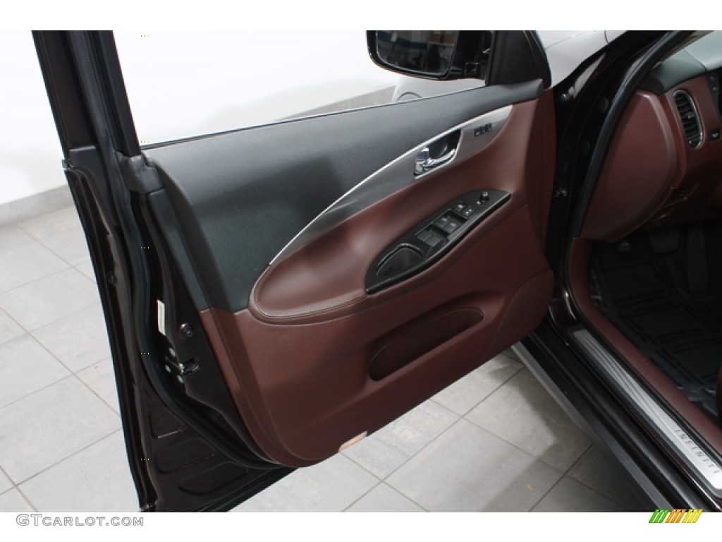 2008 Infiniti EX 35 Journey AWD Chestnut Door Panel Photo #72804559