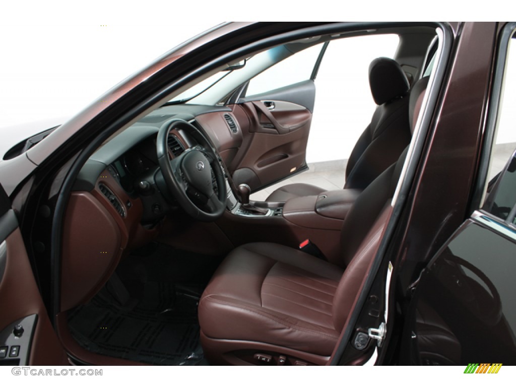 Chestnut Interior 2008 Infiniti EX 35 Journey AWD Photo #72804619