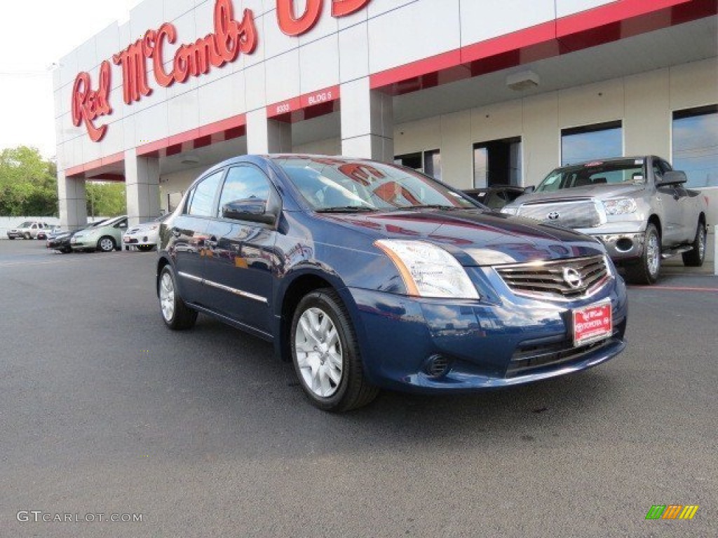 2012 Sentra 2.0 S - Blue Onyx / Charcoal photo #1