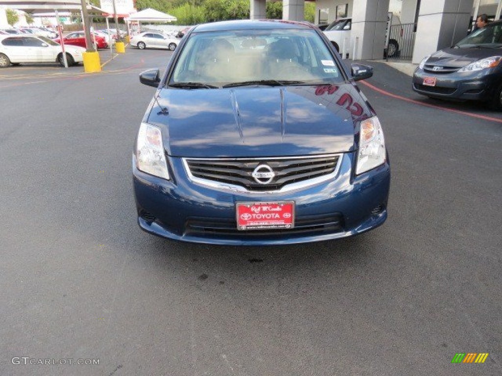 2012 Sentra 2.0 S - Blue Onyx / Charcoal photo #2