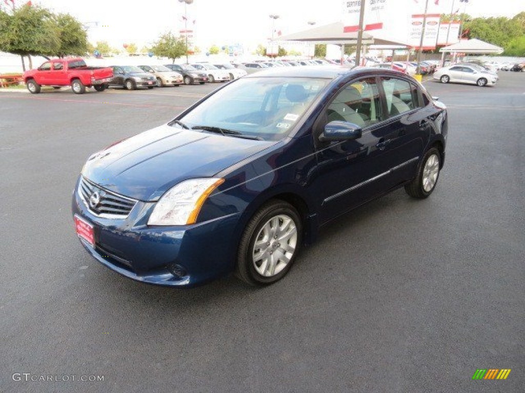 2012 Sentra 2.0 S - Blue Onyx / Charcoal photo #3