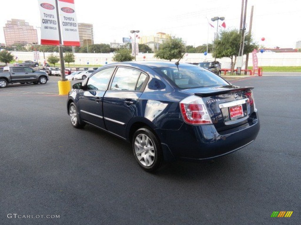 2012 Sentra 2.0 S - Blue Onyx / Charcoal photo #5