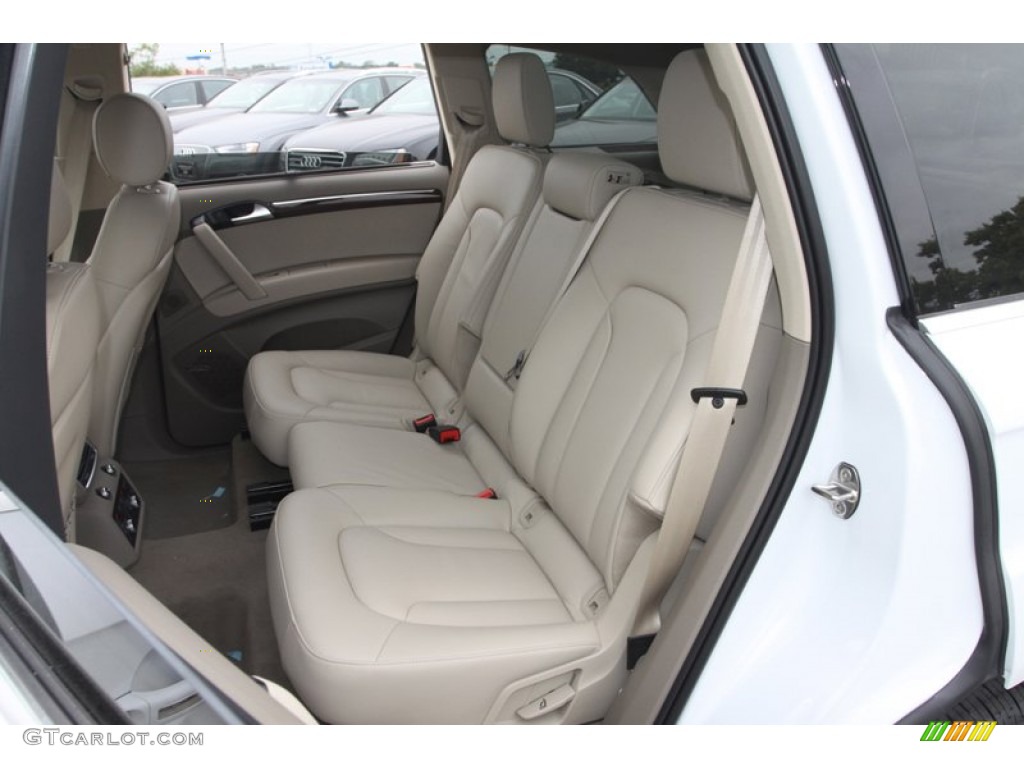 Cardamom Beige Interior 2013 Audi Q7 3.0 TDI quattro Photo #72805243