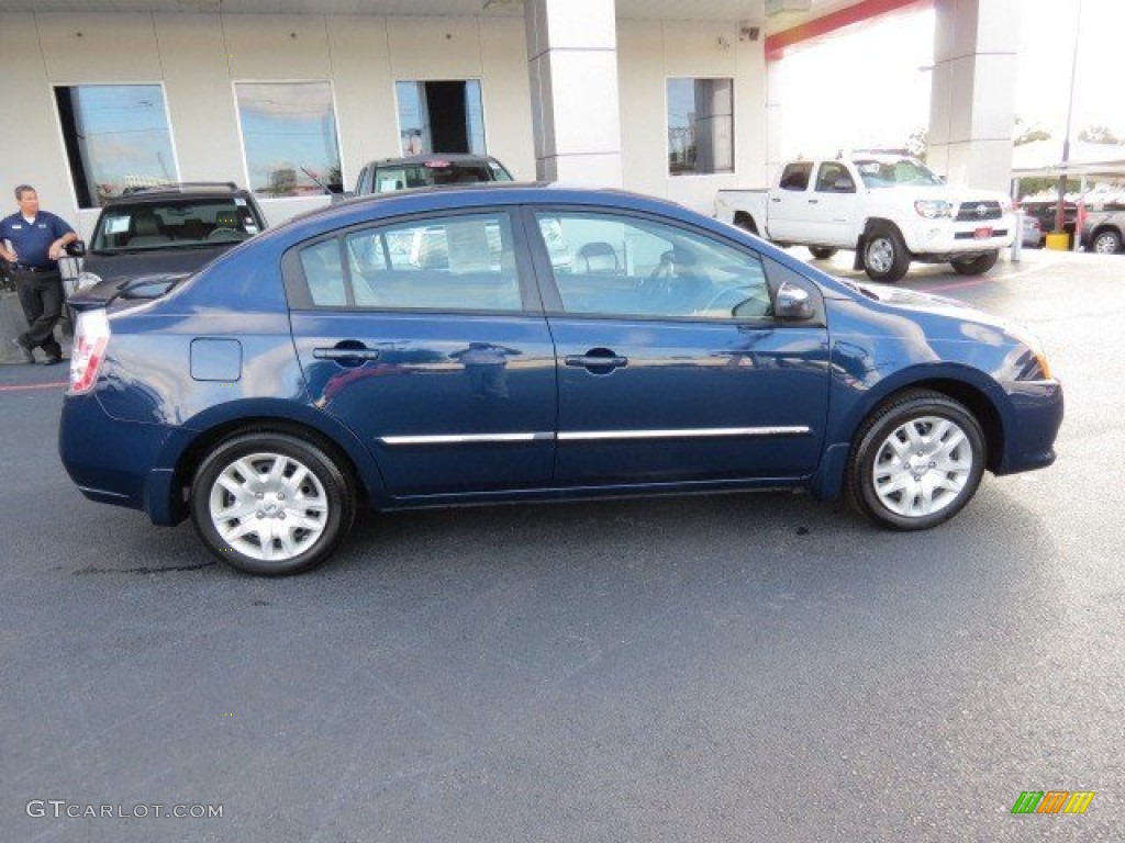 2012 Sentra 2.0 S - Blue Onyx / Charcoal photo #8