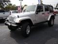 2007 Bright Silver Metallic Jeep Wrangler Unlimited Sahara  photo #28