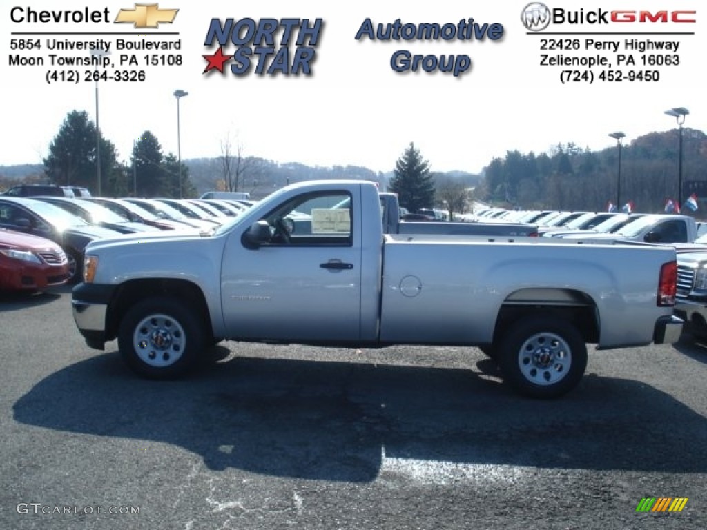 2013 Sierra 1500 Regular Cab - Quicksilver Metallic / Dark Titanium photo #1