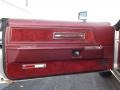 1975 Lincoln Continental Dark Red Interior Door Panel Photo