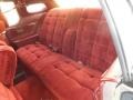 1975 Lincoln Continental Dark Red Interior Rear Seat Photo