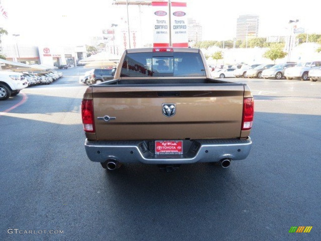 2011 Ram 1500 Lone Star Crew Cab - Saddle Brown Pearl / Dark Slate Gray/Medium Graystone photo #6