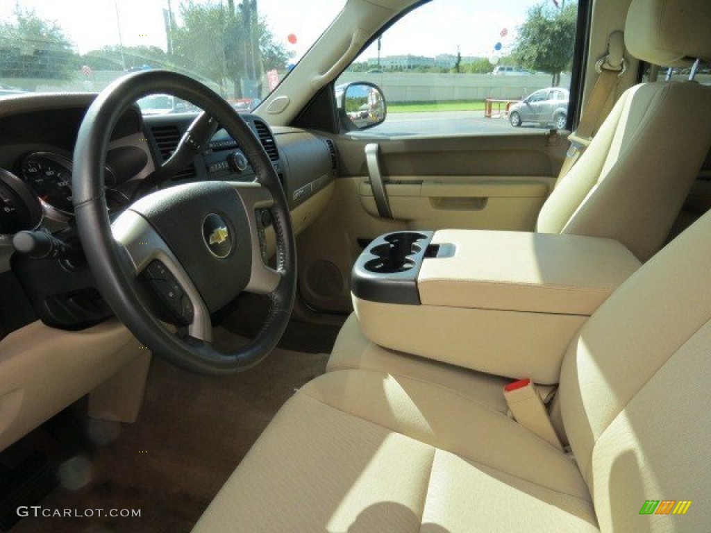 2012 Silverado 1500 LT Crew Cab - White Diamond Tricoat / Light Cashmere/Dark Cashmere photo #10