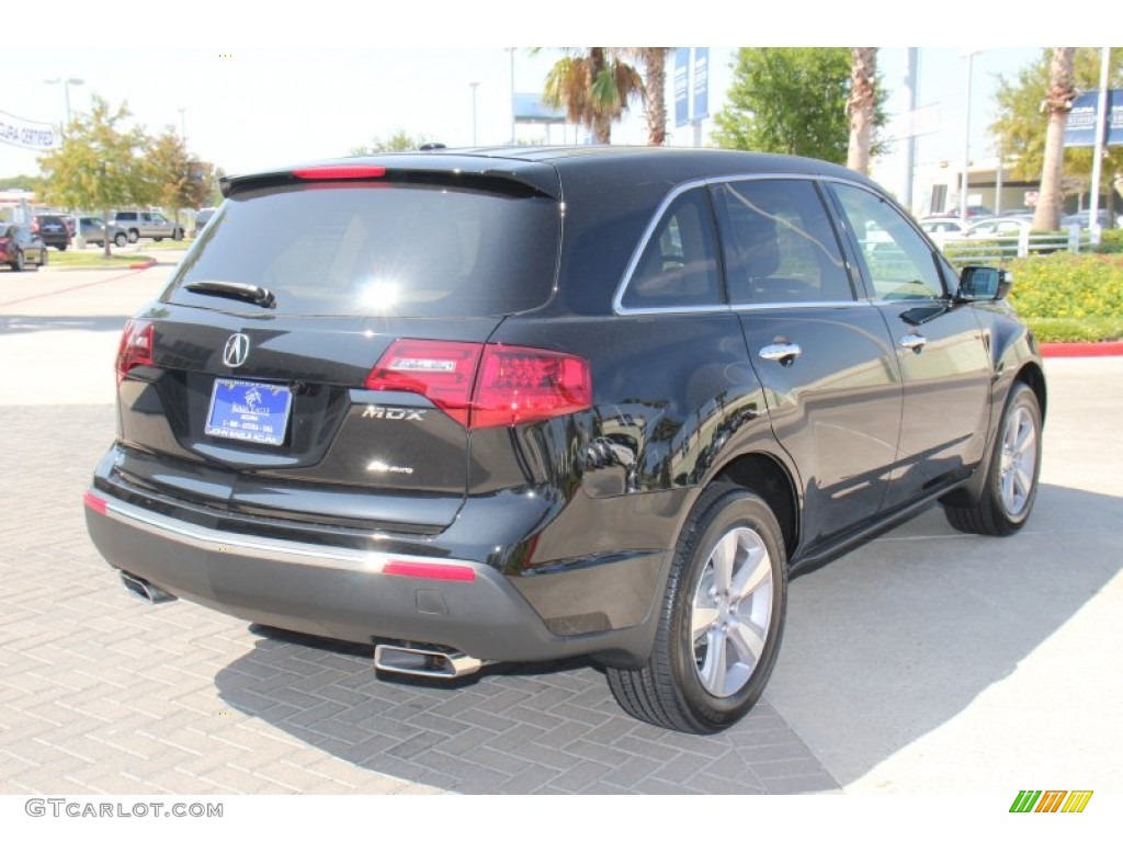 2013 MDX SH-AWD - Crystal Black Pearl / Parchment photo #7