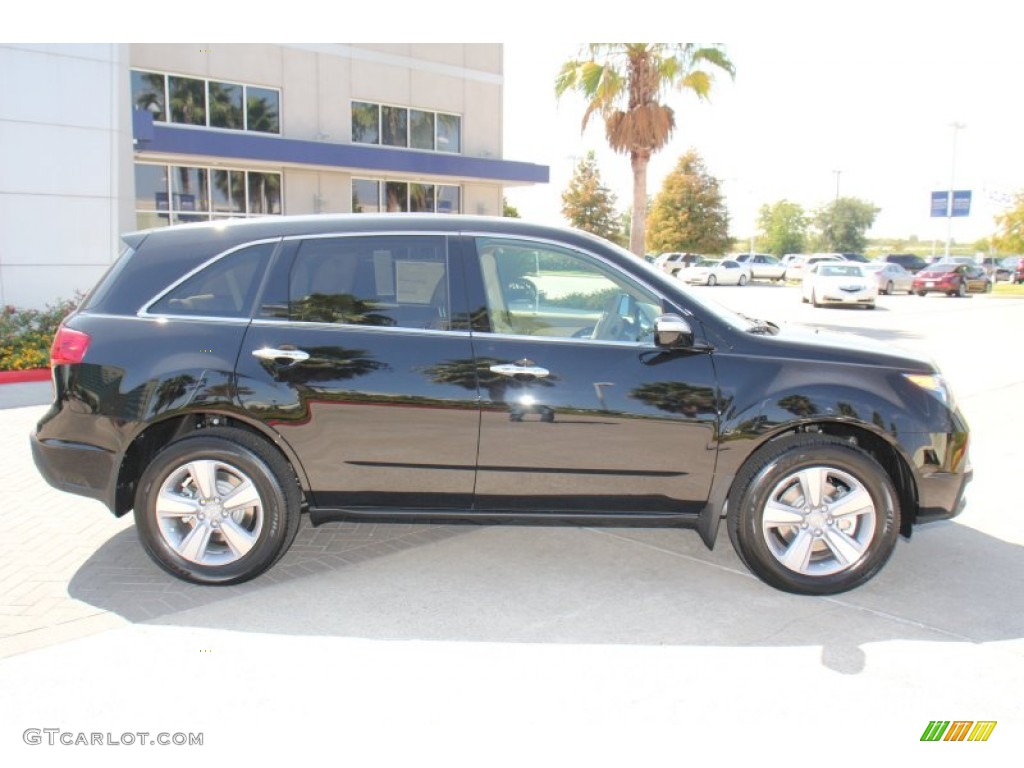 2013 MDX SH-AWD - Crystal Black Pearl / Parchment photo #8