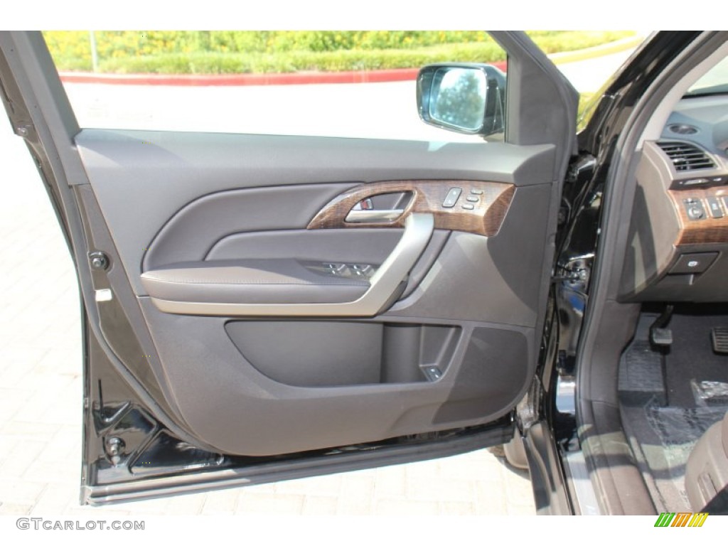 2013 MDX SH-AWD - Crystal Black Pearl / Parchment photo #40