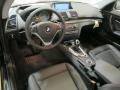 Black 2013 BMW 1 Series 135i Coupe Interior Color