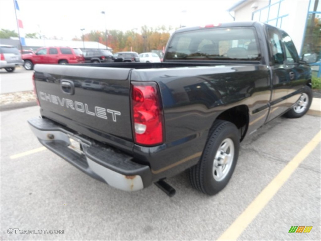 2004 Silverado 1500 Work Truck Extended Cab - Dark Green Metallic / Dark Charcoal photo #2