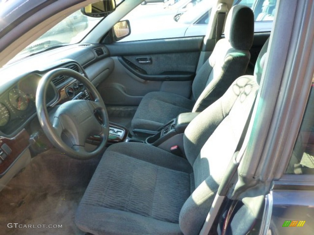 2001 Outback Wagon - Deep Sapphire Metallic / Gray photo #5