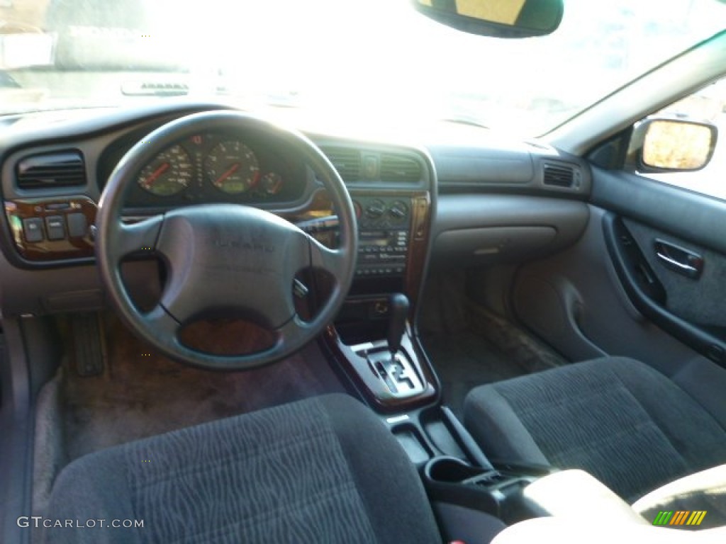 2001 Outback Wagon - Deep Sapphire Metallic / Gray photo #7