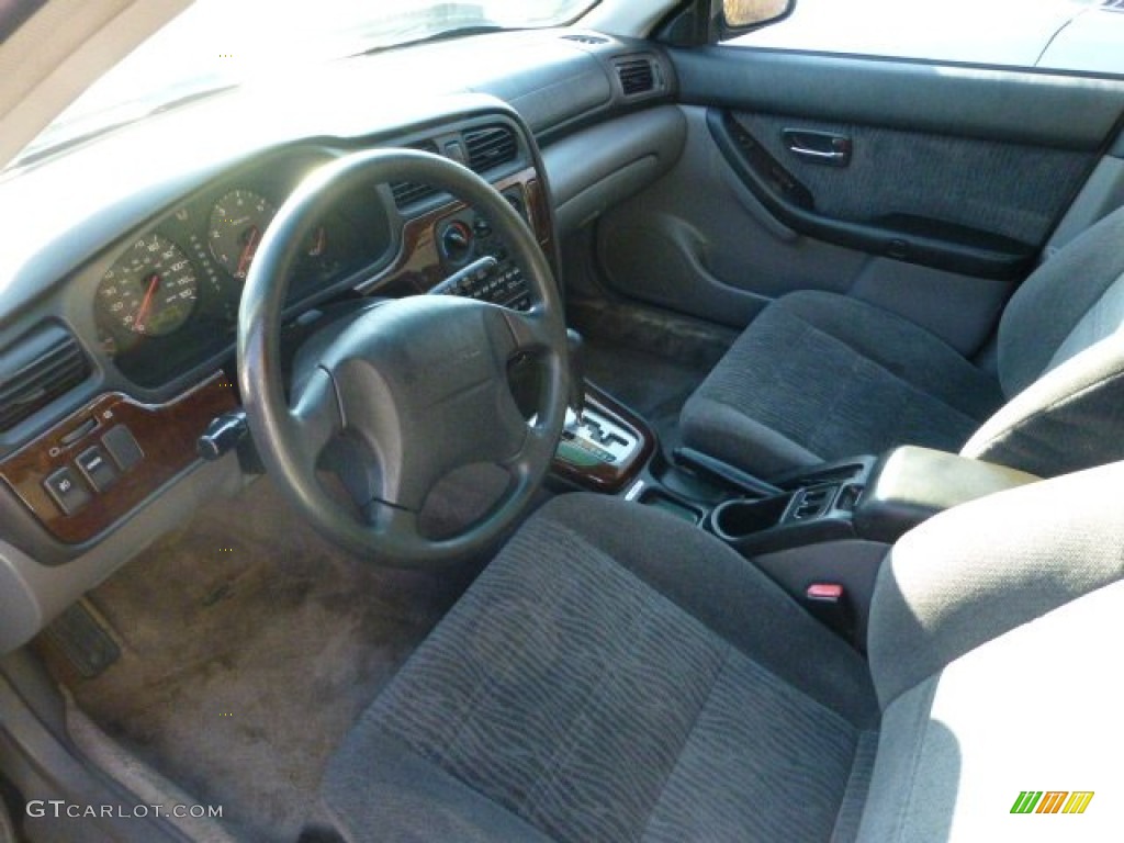 2001 Outback Wagon - Deep Sapphire Metallic / Gray photo #10