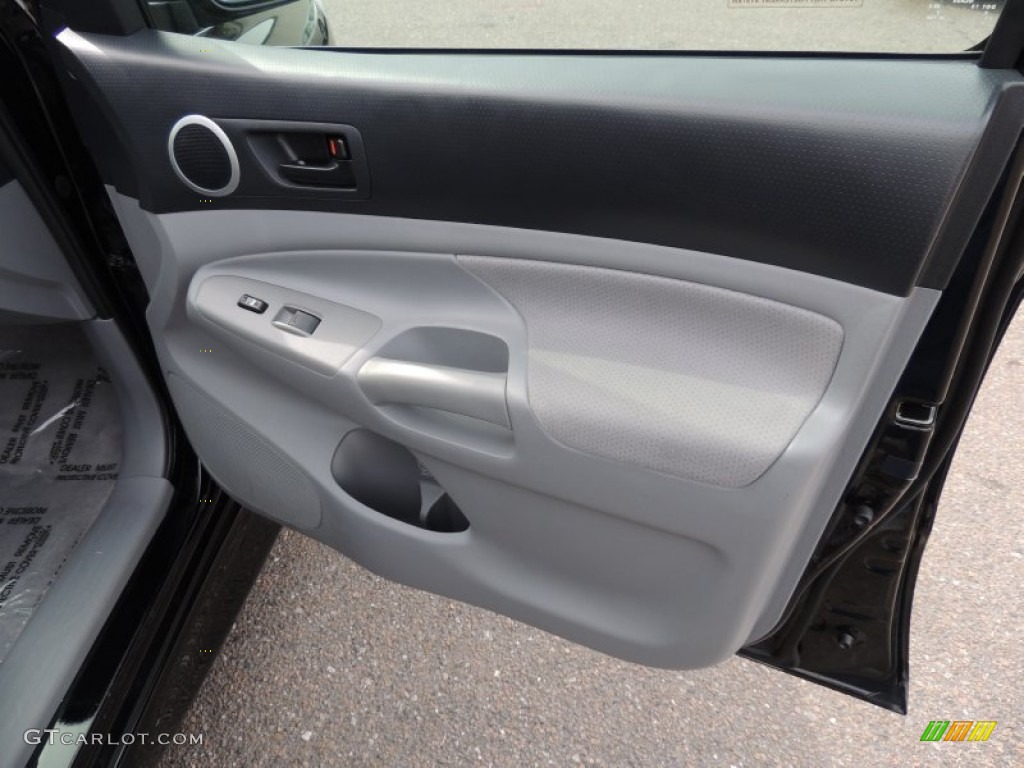 2011 Toyota Tacoma X-Runner Graphite Gray Door Panel Photo #72811951