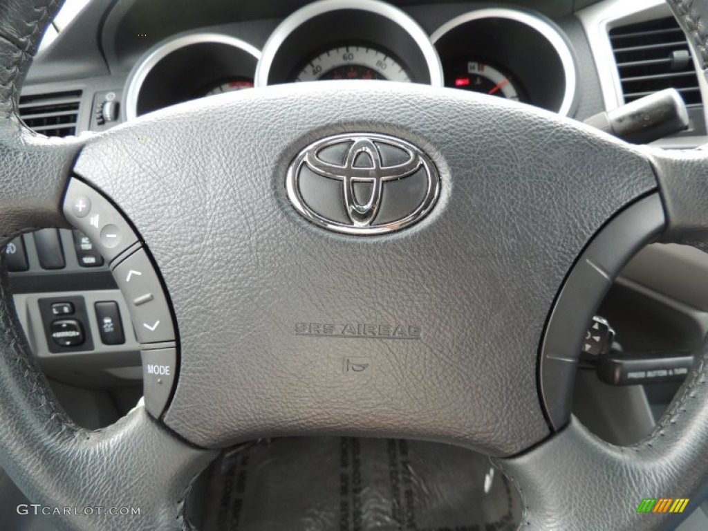2011 Toyota Tacoma X-Runner Graphite Gray Steering Wheel Photo #72812197