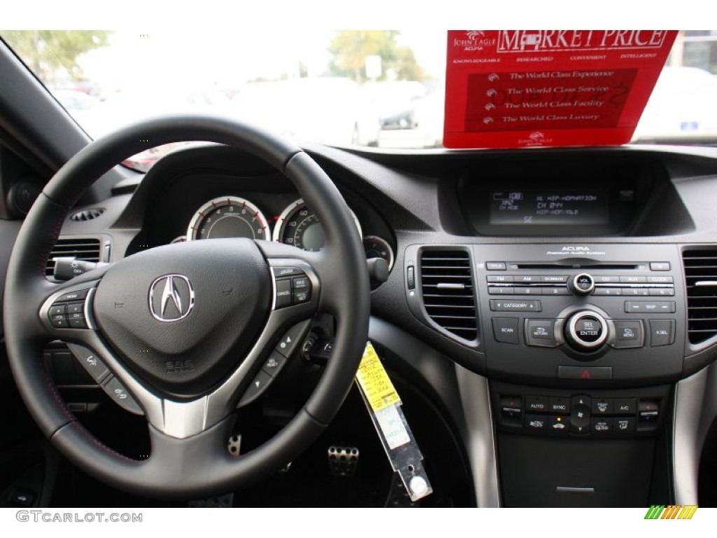 2012 Acura TSX Special Edition Sedan Ebony Dashboard Photo #72813240