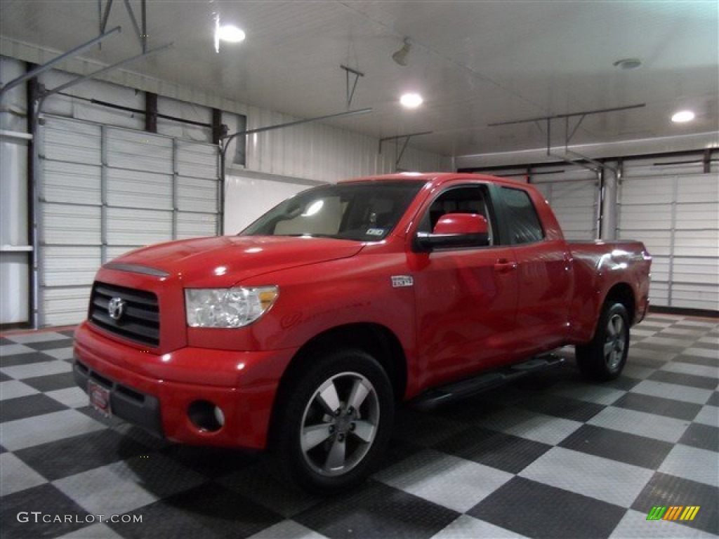 2009 Tundra TRD Sport Double Cab - Radiant Red / Black photo #4