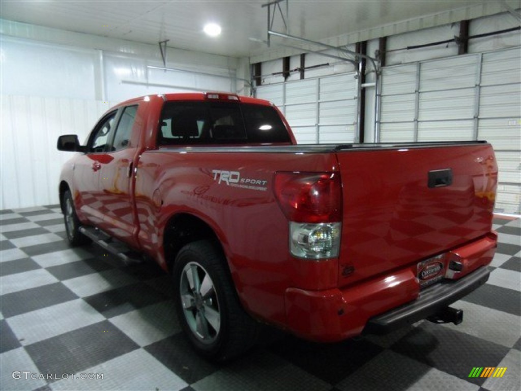 2009 Tundra TRD Sport Double Cab - Radiant Red / Black photo #5