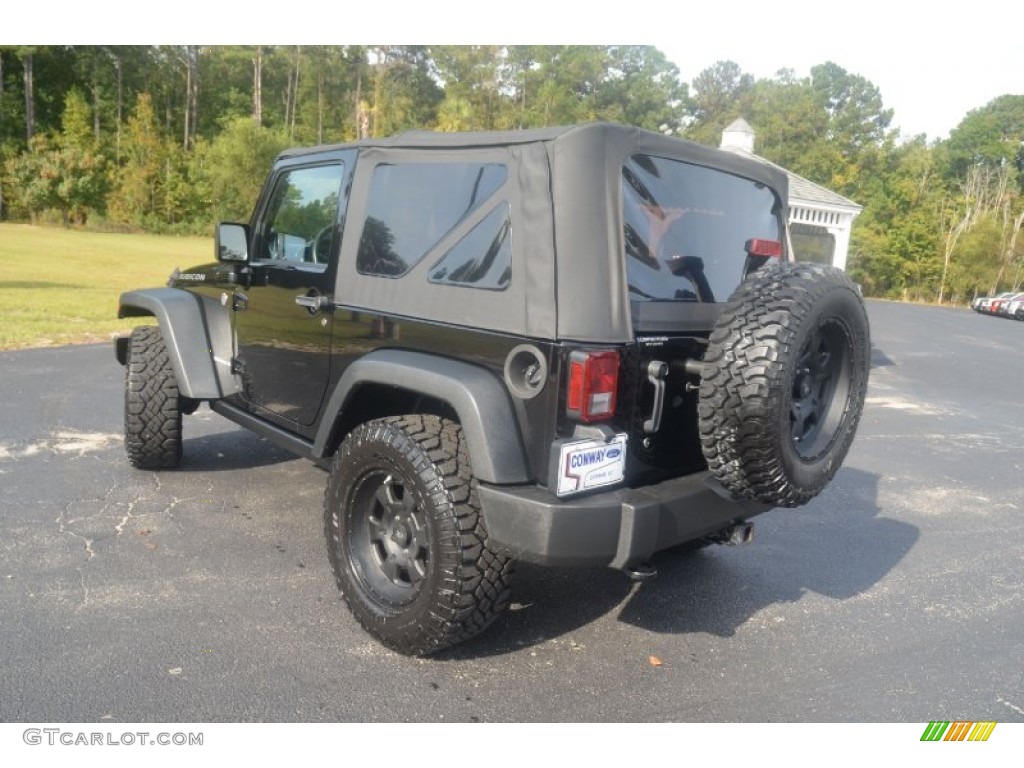 2010 Wrangler Rubicon 4x4 - Black / Dark Slate Gray/Medium Slate Gray photo #8