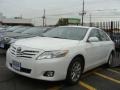 2011 Super White Toyota Camry XLE V6  photo #3