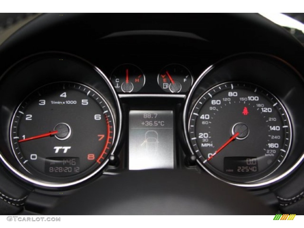 2011 Audi TT 2.0T quattro Roadster Gauges Photo #72818557