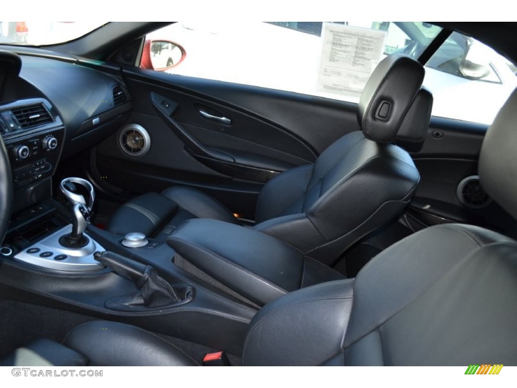 2008 M6 Convertible - Indianapolis Red Metallic / Black photo #5