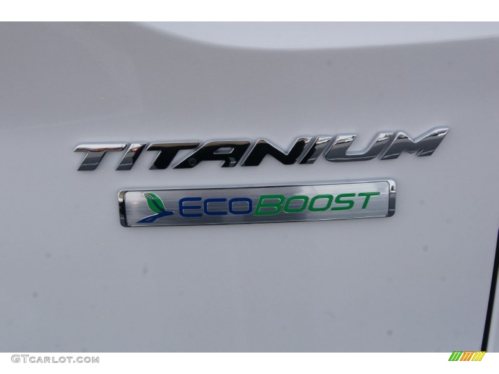 2013 Escape Titanium 2.0L EcoBoost - White Platinum Metallic Tri-Coat / Charcoal Black photo #21