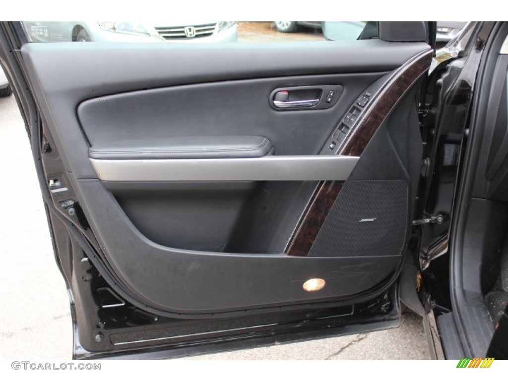 2010 Mazda CX-9 Grand Touring AWD Black Door Panel Photo #72821410