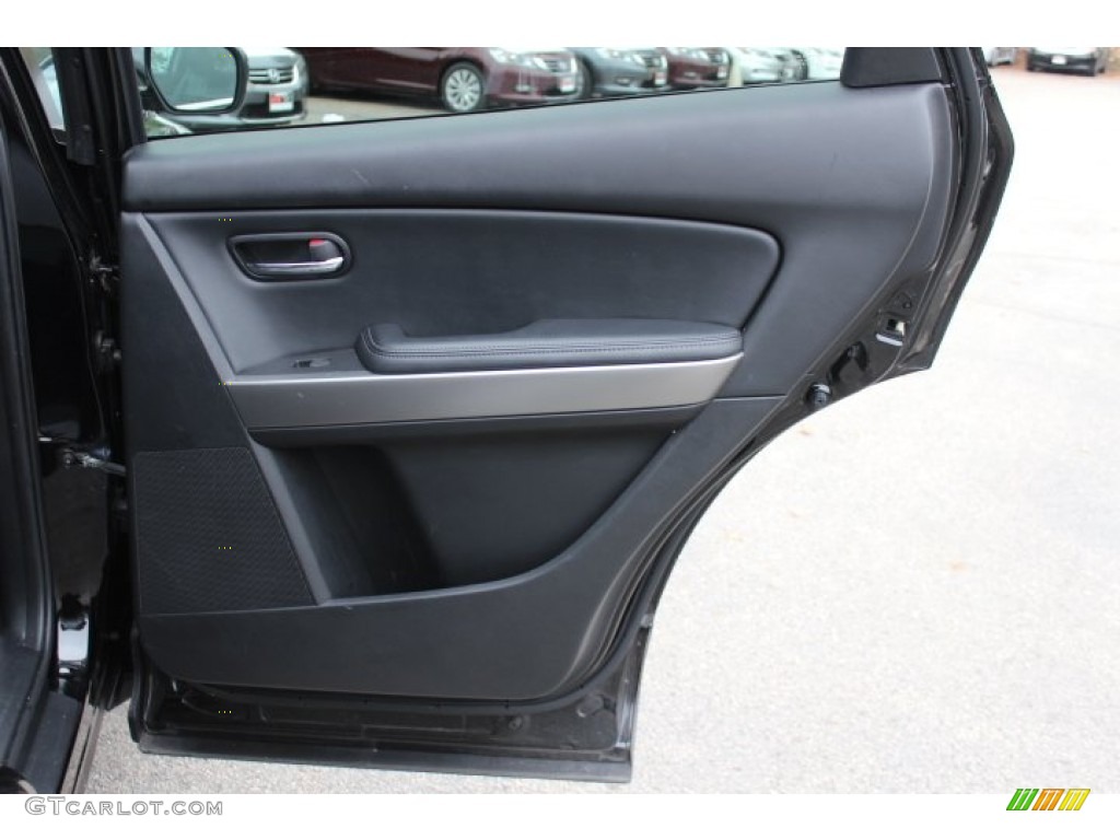 2010 Mazda CX-9 Grand Touring AWD Black Door Panel Photo #72821533