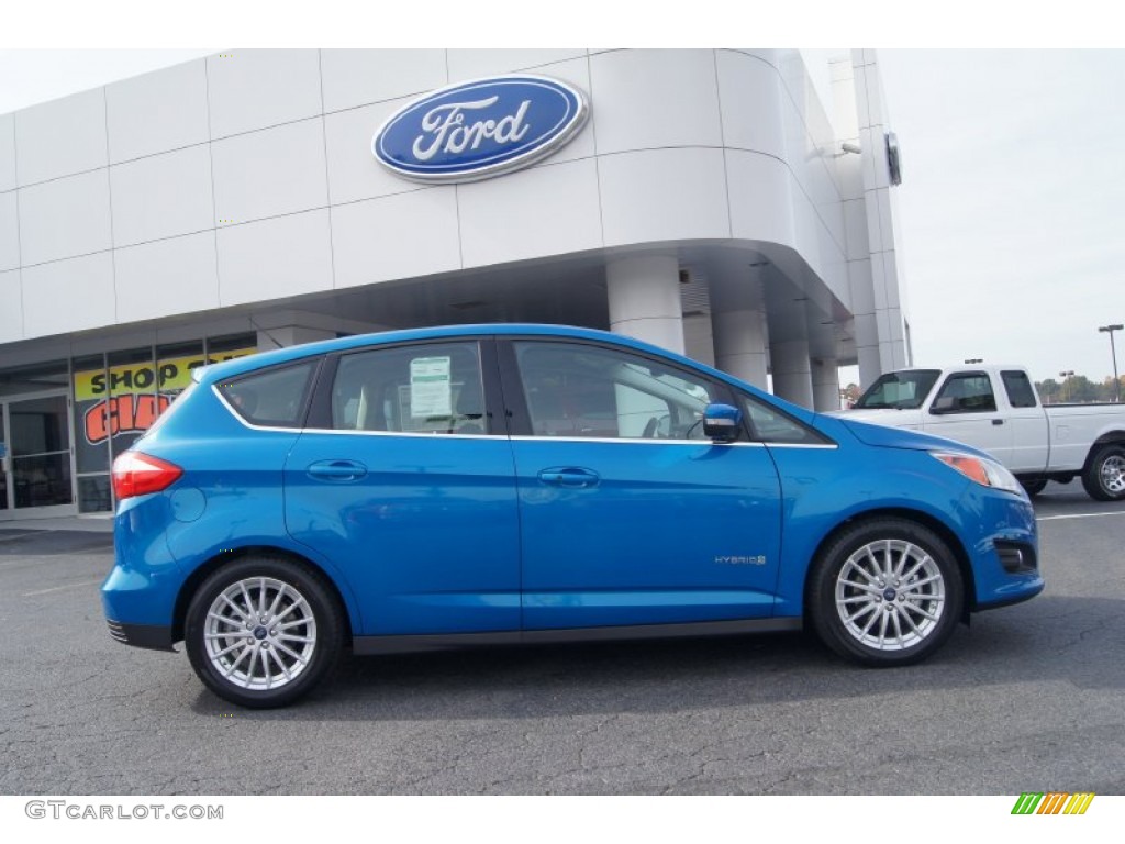 Blue Candy 2013 Ford C-Max Hybrid SEL Exterior Photo #72821626