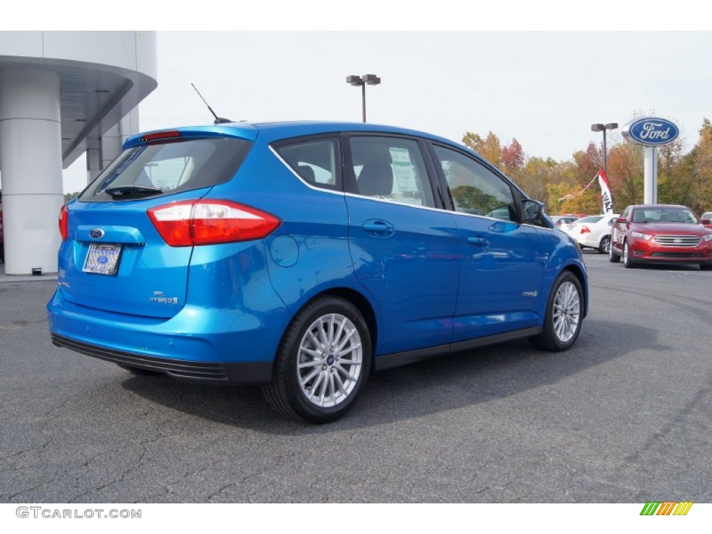 2013 C-Max Hybrid SEL - Blue Candy / Charcoal Black photo #3