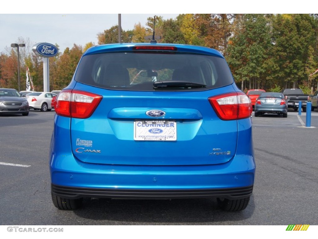2013 C-Max Hybrid SEL - Blue Candy / Charcoal Black photo #4