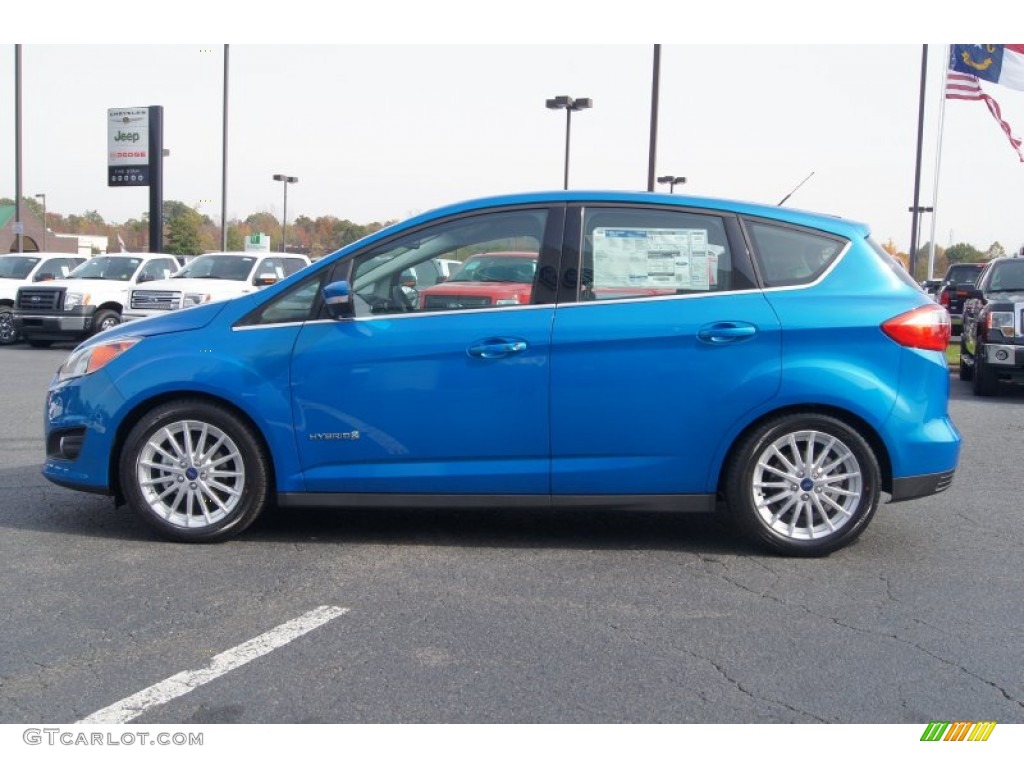 Blue Candy 2013 Ford C-Max Hybrid SEL Exterior Photo #72821650