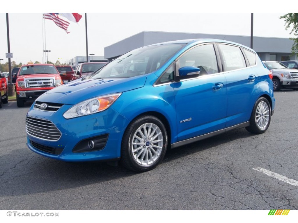 2013 C-Max Hybrid SEL - Blue Candy / Charcoal Black photo #6