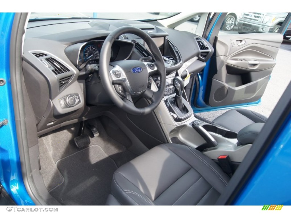 Charcoal Black Interior 2013 Ford C-Max Hybrid SEL Photo #72821701