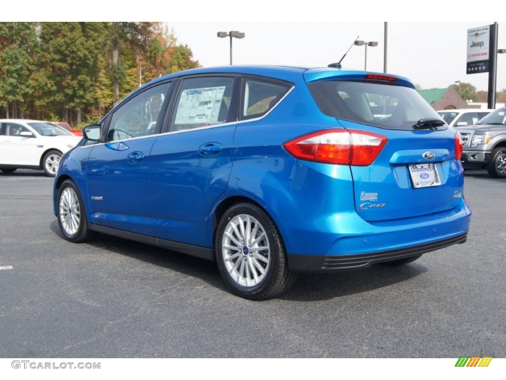 2013 C-Max Hybrid SEL - Blue Candy / Charcoal Black photo #65