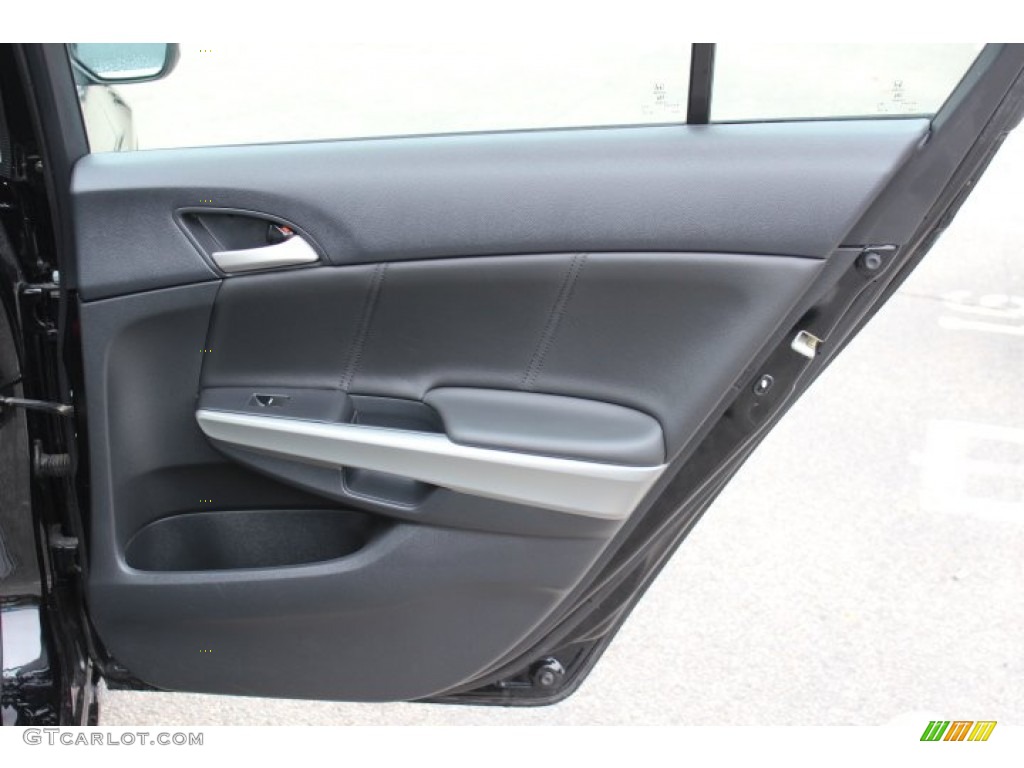 2009 Accord EX-L Sedan - Crystal Black Pearl / Black photo #22