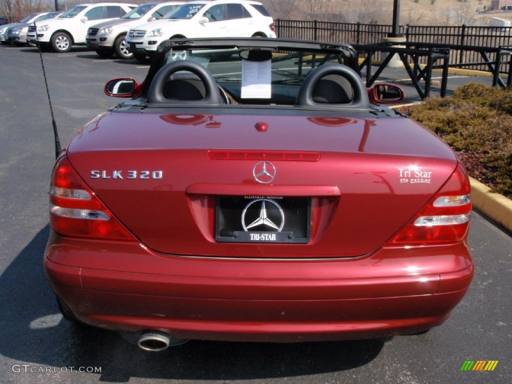 2001 SLK 320 Roadster - Firemist Metallic / Sienna Beige photo #17