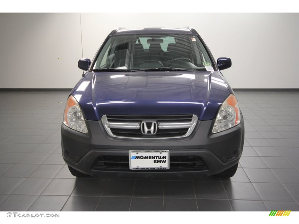 2004 CR-V EX 4WD - Eternal Blue Pearl / Black photo #6