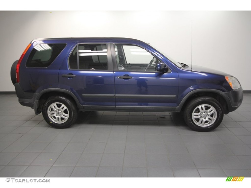 2004 CR-V EX 4WD - Eternal Blue Pearl / Black photo #7