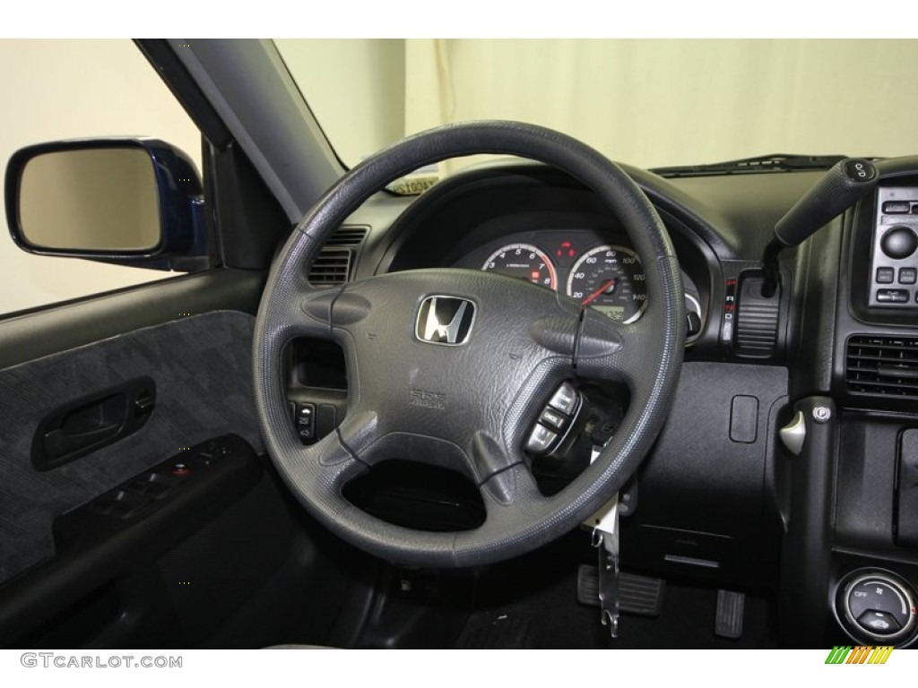 2004 CR-V EX 4WD - Eternal Blue Pearl / Black photo #27