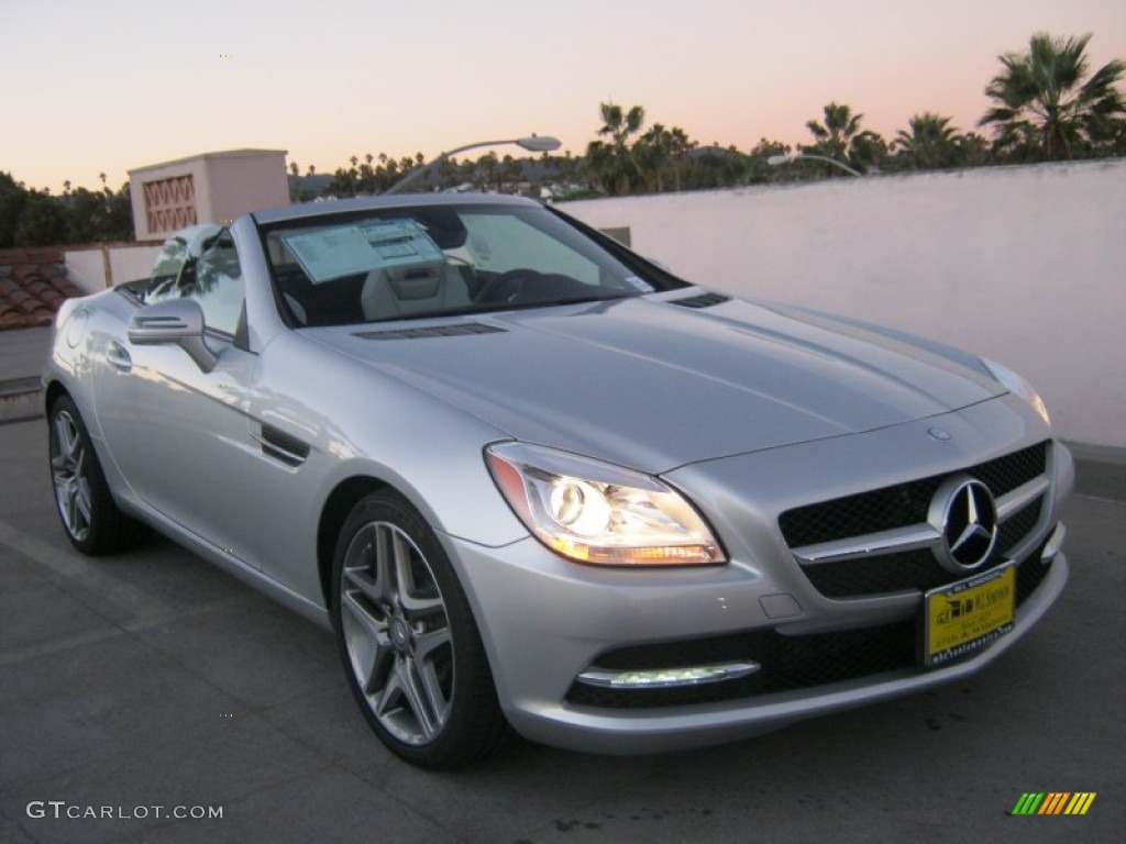 2013 SLK 250 Roadster - Iridium Silver Metallic / Ash/Black photo #1