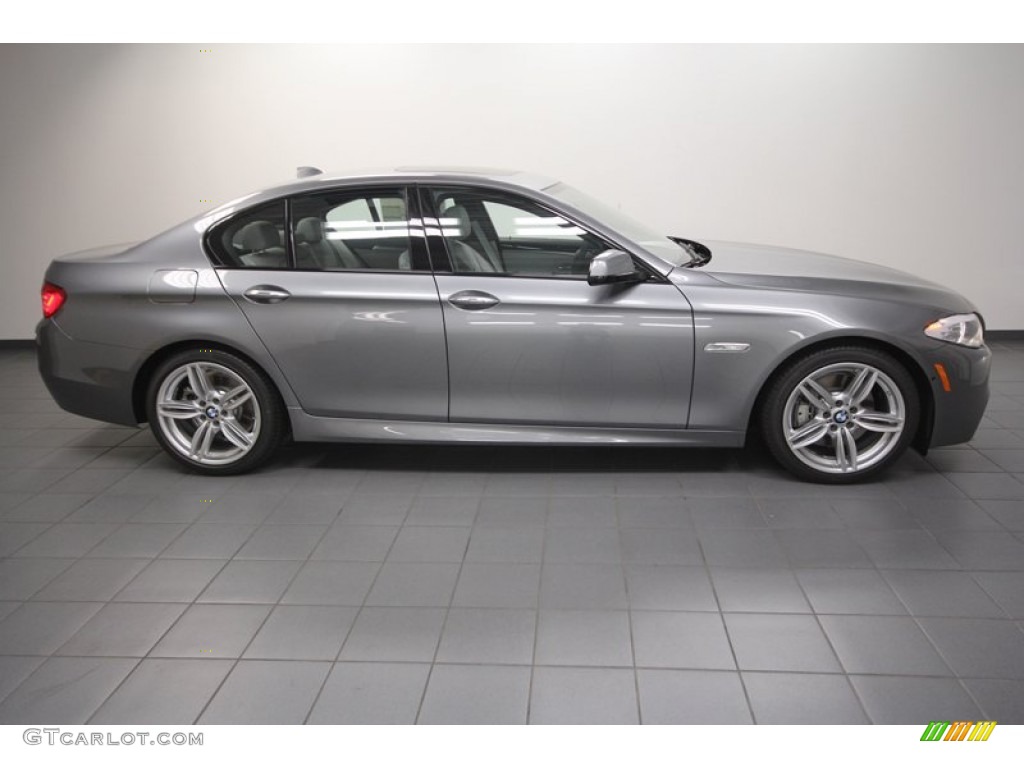 Space Gray Metallic 2013 BMW 5 Series 535i Sedan Exterior Photo #72825691