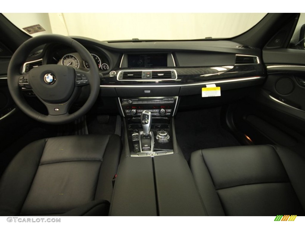 2013 BMW 5 Series 535i Gran Turismo Black Dashboard Photo #72825871
