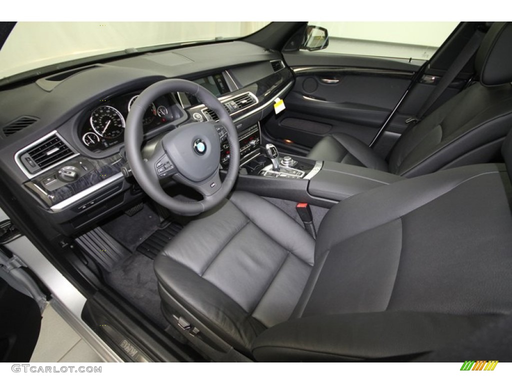 Black Interior 2013 BMW 5 Series 535i Gran Turismo Photo #72825892